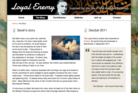 Image of Loyal Enemy homepage